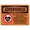 Signmission Safety Sign, OSHA WARNING, 10" Height, Beyond This Point Magnetic Fields Spanish, Landscape OS-WS-D-1014-L-12477 - alternate 1